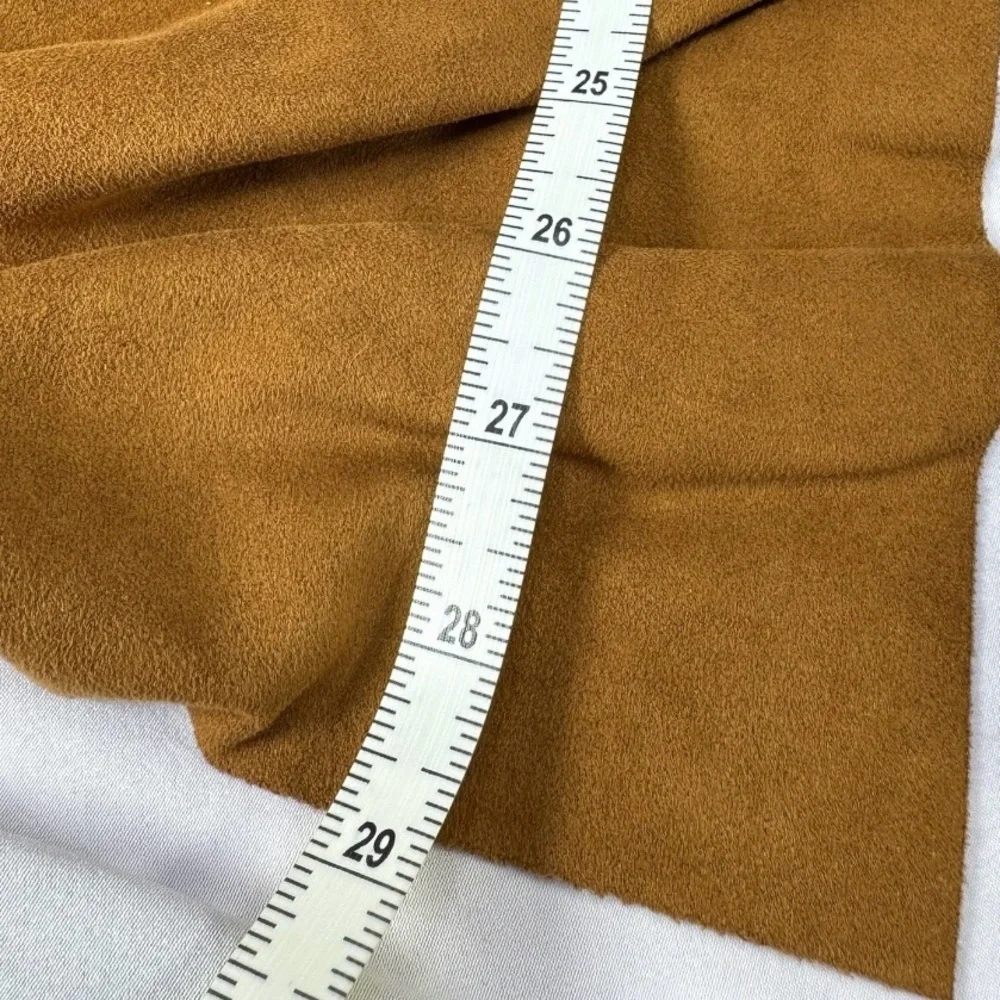 Vocal Women's Faux Suede Open Front Cardigan Jacket - Picture 5 of 9